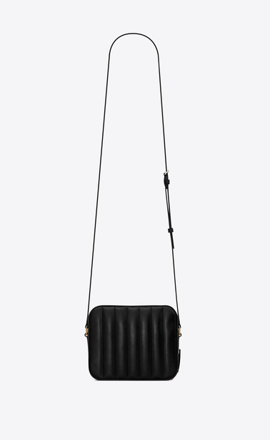 Vicky camera bag in quilted lambskin
